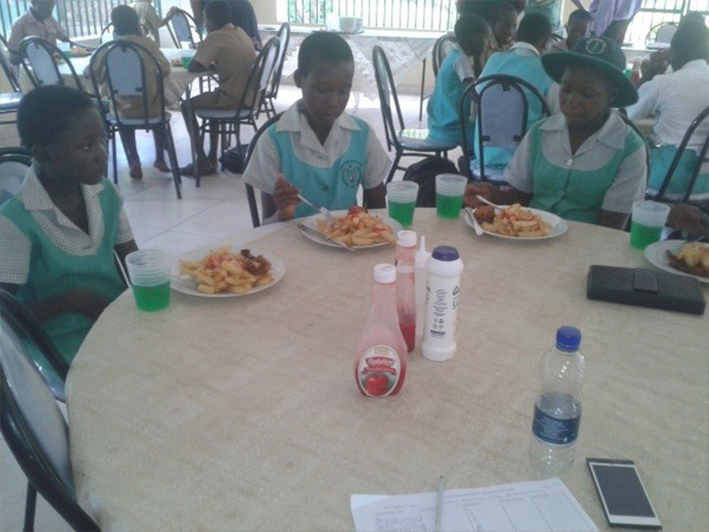 Children enjoying XMAS Party at Tamaindi Lodges <br> FUNDED BY C&C